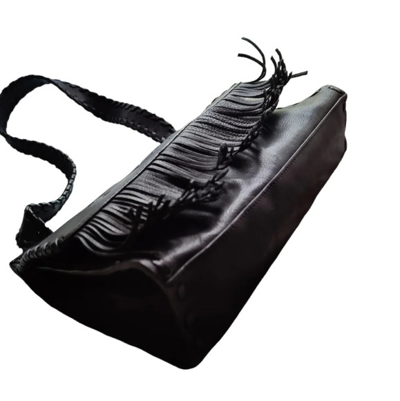 Fringe Embossed Leather Fossil Bag EUC ❤️ - Picture 7 of 16